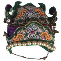 286 Dong Minority Ceremonial Silk Hat