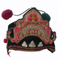521 Bai Minority Girls Pomegranate/Butterfly Hat