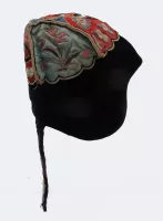 608 Eight Trigrams Silk Velvet Chinese Child's Hat