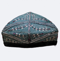 656 Hand-Embroidered Traditional Uyghur Skullcap
