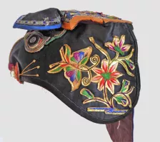 689 Charming Embroidered Chinese Child's Tiger Hat