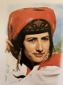 349 Traditional Needlepoint Tajik Woman's Hat Pamir Mountains