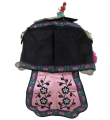 432 Black Silk Girl's Hat with Mirrors and a Monkey