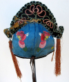 557 Lovely Silk Flower Crown Chinese Hat
