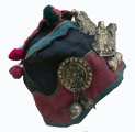 716 Miao Minority Child's Hat with 8 Immortals