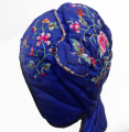 745 Traditional Miao Infant's Embroidered Silk Hat