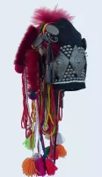 734 Unique Vintage Akha - Parmee Tribal Girls Hat