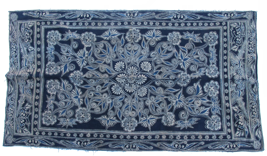 Bl 196 Bouyei Batik Wedding Blanket Top