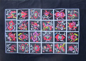 Bl 263 Lively Applique Dowry Quilt Cover Crabs to Phoenixes