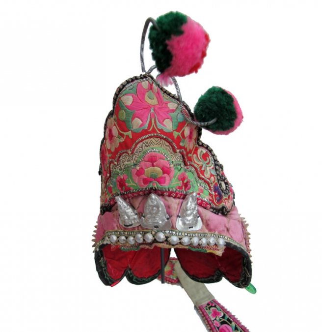 420 Bai Minority Wedding Hat Yunnan Province