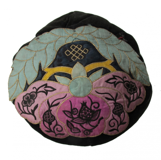 460 Zhouxi Miao Minority Velvet Wind Hat