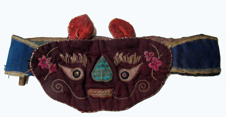 468 Protective Tiger Face Baby’s Silk Hat Band
