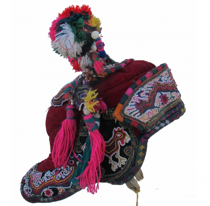 493 Geyi Miao Minority Embroidered Girl's Hat