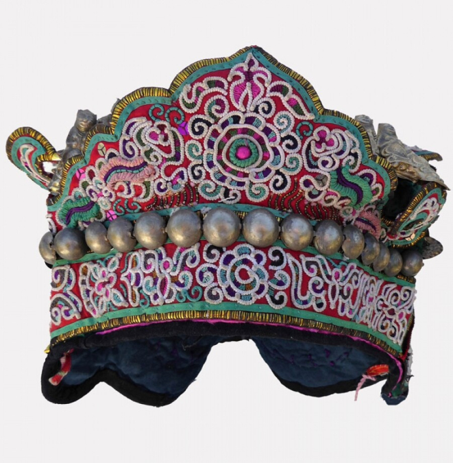 616 Dong Minority Long Back Festival Hat