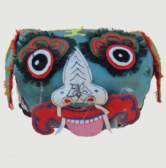 619 Round-Headed Silk Chinese Tiger Hat