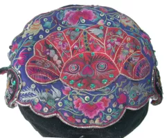 373 Miao Minority Child's Bat Hat
