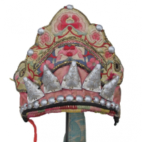 435 Vintage Bai Minority Girls Peony Butterfly Hat