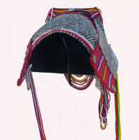 444 Akha/Hani Dramatic Woman's Silver Headdress