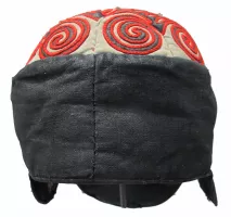 503 Red Miao Child's Hat from Jianhe, Guizhou