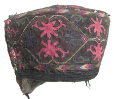 655 Uzbek Girls Hat Needlepoint Embroidery