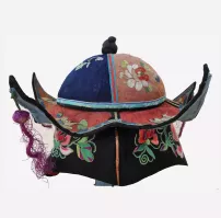 675 Large Chinese Scholar Pavilion Silk Hat