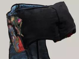 680 Antique Han Chinese Silk Summer Hat