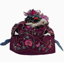 742 Dragon Topped Miao Minority Embroidered Hat