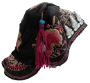 418 Bai Minority Girls Silk Embroidered Hat