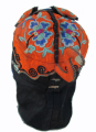 546 Embroidered Han Chinese Orange Tiger Hat