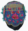 551 Miao Girl's Festival Hat with Silver