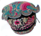 559 Bai Minority Flower Wind Hat with Berries