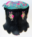 559 Bai Minority Flower Wind Hat with Berries