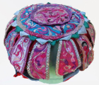 605 Silk Embroidered Flower Petal Hat