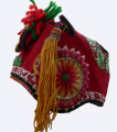 659 Bai Minority Girls Embroidered Crown Hat