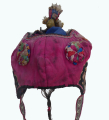714 Bai Minority Pheonix Hat with Lotus Petals