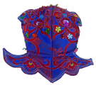 731 Shidong Miao Minority Silk Embroidered Baby Girls Hat