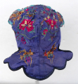 751 Blue Silk Shidong Miao Girls Hat