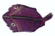 779 Yi Minority Girls Silk Hand-embroidered Fish Hat
