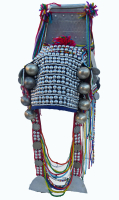 732 Loimi Akha Women's Headdress from the Golden Triangle