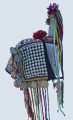 732 Loimi Akha Women's Headdress from the Golden Triangle