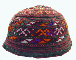 767 Turkmen Skullcap Silk Embroidery 