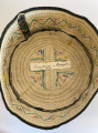 769 Kyrgyz Skull Cap with Gold Wrapped Threads