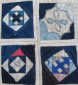 Bl 311 Antique Zhuang Minority Applique Dowry Quilt Top