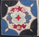 Blq 392 Charming Zhuang Minority Vintage Pieced Dowry Quilt Top