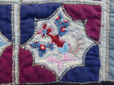 Blq 392 Charming Zhuang Minority Vintage Pieced Dowry Quilt Top